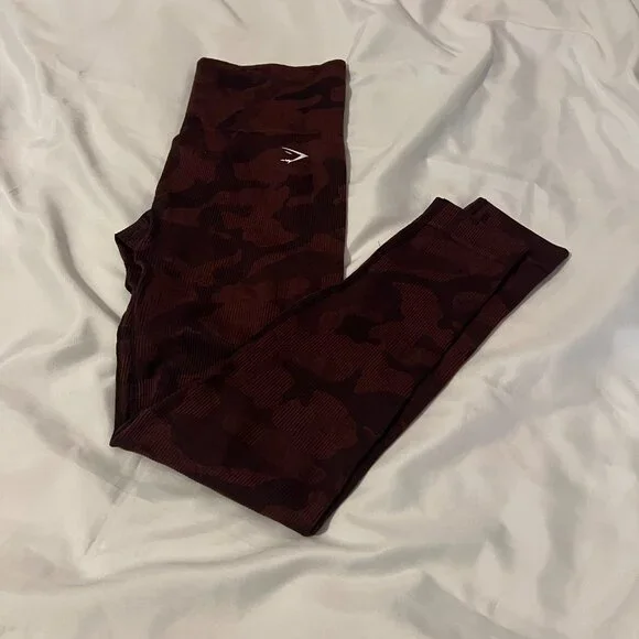 Gymshark Adapt Camo Seamless Ribbed Leggings - Picture 3 of 6